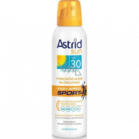 Astrid Sun Easy Šport OF30 hydratačné mlieko na opaľovanie sprej 150 ml
