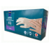 Metro Professional Rukavice jednorazové, Latex púdrované biele, veľkosť M, box 100 kusov