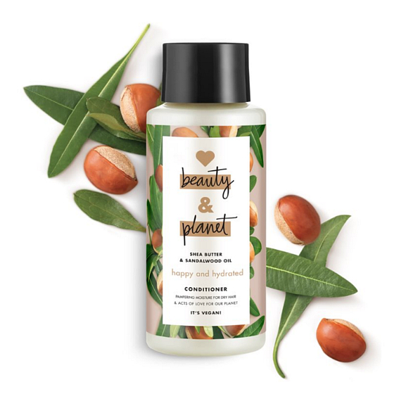 Love Beauty & Planet Hydratačný kondicionér s bambuckým maslom a santalovým drevom pre suchých 400 ml