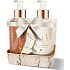 Grace Cole Pampered Hands tekuté mydlo dávkovač 300 ml + krém na ruky a nechty dávkovač 300 ml, kozmetická sada