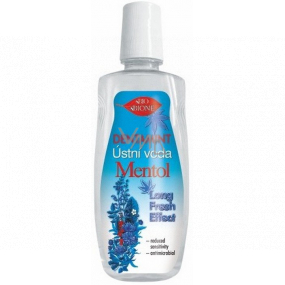 Bione Cosmetics Dentamint Menthol Long Fresh Effect ústna voda modrá 500 ml