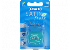 Hodvábna zubná niť Oral-B Satin Mint s mentolovou príchuťou 25 m 1 kus