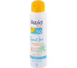 Astrid Sun Coconut Love OF50 Neviditeľný suchý opaľovací krém v spreji 150 ml