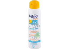 Astrid Sun Coconut Love OF50 Neviditeľný suchý opaľovací krém v spreji 150 ml
