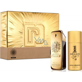 Paco Rabanne 1 Million Parfum parfum 100 ml + dezodorant v spreji 150 ml, darčeková sada pre mužov