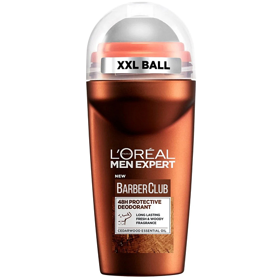 Loreal Paris Men Expert Barber Club deodorant roll-on pre mužov 50 ml