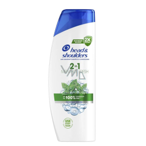 Head & Shoulders Menthol Fresh 2v1 šampón a kondicionér proti lupinám 400 ml
