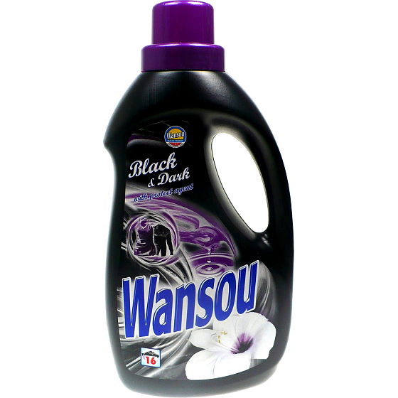 Wansou Black & Dark tekutý prací prostriedok 16 dávok 1 l