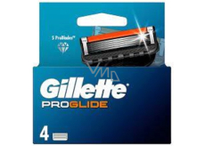 Gillette Fusion ProGlide náhradné hlavice 4 kusy pre mužov