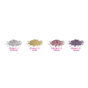 Dermacol Star Choice Shiny Glitters Trblietky na oči Odtieň 8 čiernošedá 2 g