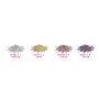 Dermacol Star Choice Shiny Glitters Trblietky na oči Odtieň 8 čiernošedá 2 g