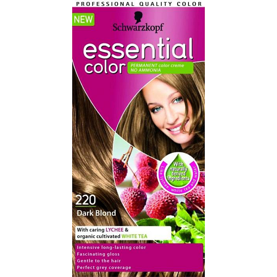 Schwarzkopf Essential Color dlhotrvajúca farba na vlasy 220 Tmavo plavá