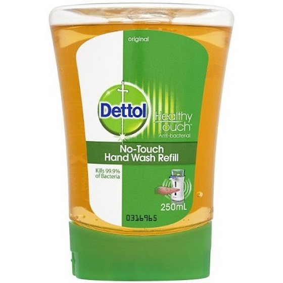 Dettol Original mydlo do bezdotykového dávkovača náhradná náplň 250 ml