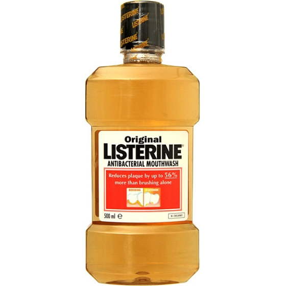 Listerine Original ústna voda antibakteriálna 500 ml