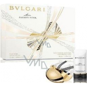 Bvlgari Mon Jasmin Noir parfumovaná voda 25 ml + telové mlieko 30 ml, pre ženy darčeková sada