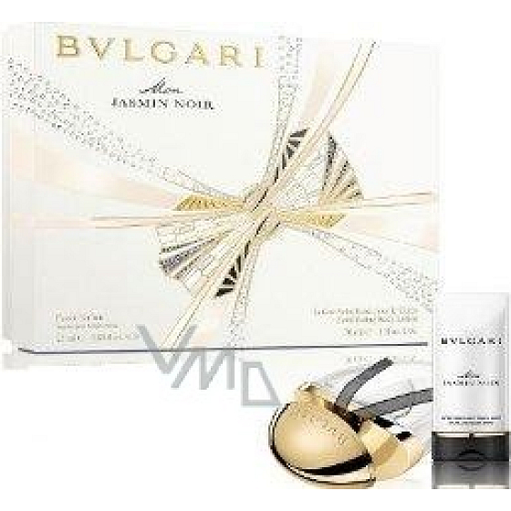 Bvlgari Mon Jasmin Noir parfumovaná voda 25 ml + telové mlieko 30 ml, pre ženy darčeková sada