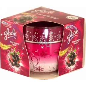 Glade by Brise Blackberry Frost vonná sviečka v skle, doba horenia až 30 hodín 120 g