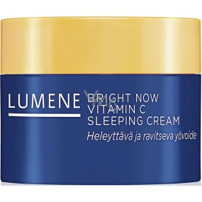 Lumene Bright Now Vitamín C + Sleeping Cream Krém na spanie 15 ml