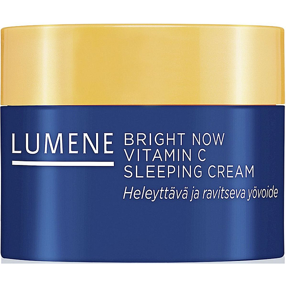 Lumene Bright Now Vitamín C + Sleeping Cream Krém na spanie 15 ml