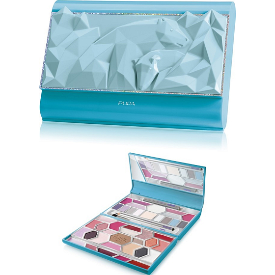 Pupa Snow Queen Crystal Palette Big paletka dekoratívnej kozmetiky 011 60,9 g