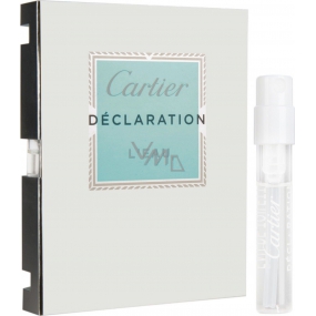 Cartier Declaration L Eau toaletná voda pre mužov 1,5 ml s rozprašovačom, vialka