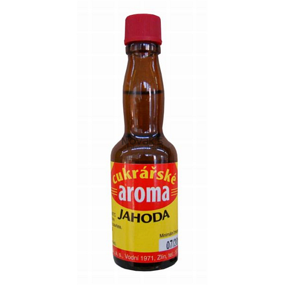 Aroma Jahoda Liehová príchuť do pečiva, nápojov, zmrzlín a cukrárenských výrobkov 20 ml