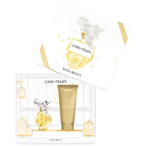 Nina Ricci L Air du Temps toaletná voda 50 ml + telové mlieko 100 ml, darčeková sada