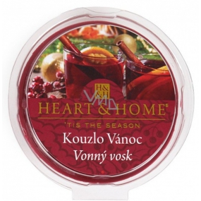 Heart & Home Čaro Vianoc Sójový prírodný voňavý vosk 27 g