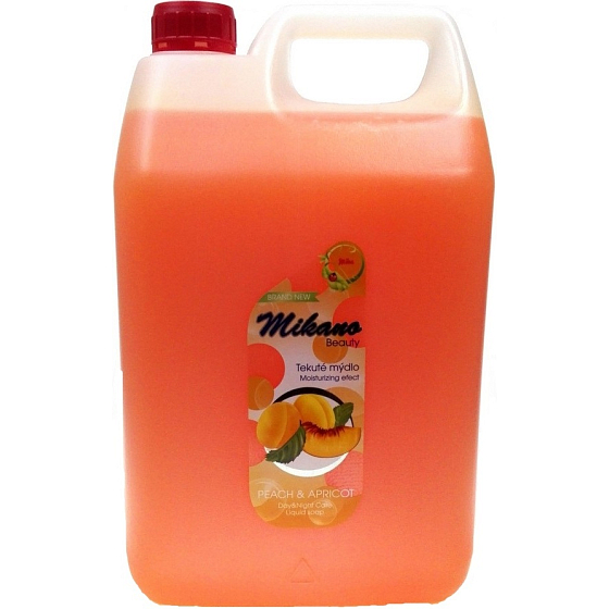 Mika Mikano Beauty Peach & Apricot tekuté mydlo 5 l