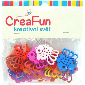 CreaFun Ryby 2,8 x 3,3 cm 25 kusov