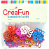 CreaFun Ryby 2,8 x 3,3 cm 25 kusov