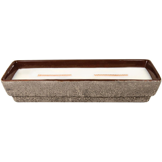 Woodwick Fireplace Fireside - Oheň v krbe vonná sviečka keramická strednej 2 knôty 459,2 g