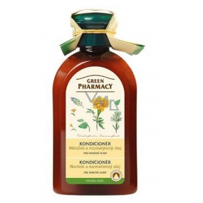 Green Pharmacy Nechtík a Rozmarínový olej kondicionér pre mastné vlasy 300 ml