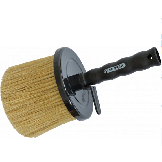 Spokar Štetka maliarska guľatá, čistá štetina, plastové držadlo,? 132 mm, č. 9