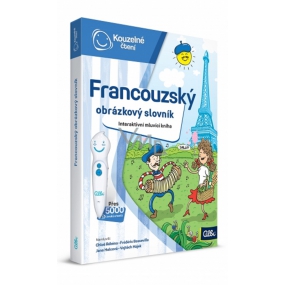 Albi Kúzelné čítanie interaktívne hovoriace kniha Francúzsky obrázkový slovník, vek 4+