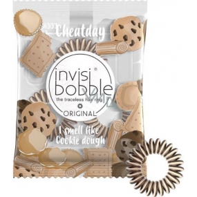 Invisibobble Original Cheatday Cookie Dough Craving Gumička do vlasov hnedo-béžová s vôňou pečených sušienok 3 kusy