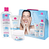 Dermacol Aqua Beauty Moisturizing Cream hydratačný krém 50 ml + Aqua Beauty 3in1 Face Cleaning Gel umývací gél 150 ml + Aqua Beauty Micellar Lotion micelárna voda 400 ml, kozmetická sada