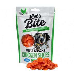 Brit Lets Bite Kuracie kolieska doplnkové krmivo pre psov 80 g