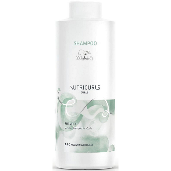 Wella Nutricurls Micellar Curls micelárny šampón pre kučeravé vlasy 1000 ml maxi