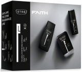 Str8 Faith voda po holení pre mužov 50 ml + dezodorant sprej 150 ml + sprchový gél 250 ml, kozmetická sada