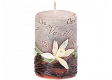 Emóciám Vanilka Vanilla vonná sviečka valec 50 x 80 mm