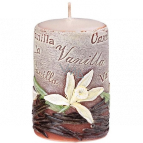 Emóciám Vanilka Vanilla vonná sviečka valec 50 x 80 mm