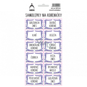 Arch Samolepky na koreničky Levanduľa - grilovacím zmes 11 x 23,5 cm 0413 SK