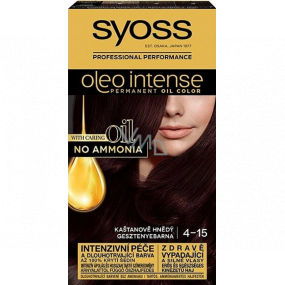 Syoss Oleo Intense Color farba na vlasy bez amoniaku 4-15 gaštanová hnedá