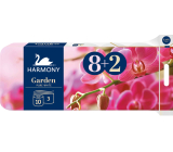 Harmony Premium Garden Pure White biely toaletný papier bez vône 17,5 m 3-vrstvový 10 kusov