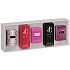 Jimmy Choo Rose Passion Eau de Parfum 4,5 ml + I Want Choo Forever Eau de Parfum 4,5 ml + Fever Eau de Parfum 4,5 ml + Jimmy Choo Eau de Parfum 4,5 ml + I Want Choo Eau de Parfum 4,5 ml, miniatúrna darčeková sada pre ženy