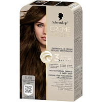 Schwarzkopf Creme Supreme farba na vlasy 5-60 svetlá čokoládová hnedá 60 ml