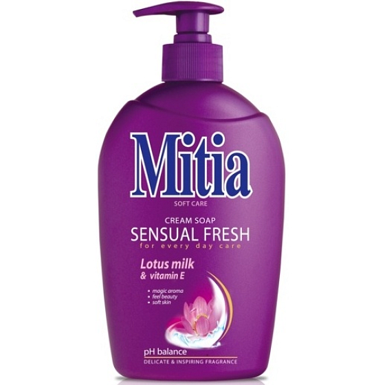 Mitia Sensual Fresh tekuté mydlo dávkovač 500 ml