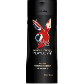 Playboy London Swingin 2v1 sprchový gél a šampón pre mužov 250 ml