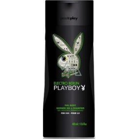 Playboy Berlin Electro 2v1 sprchový gél a šampón pre mužov 250 ml